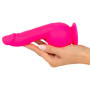 Vibratore in silicone realistico con ventosa vaginale anale Powerful Vibrator