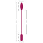 Ovetto vaginale vibrante doppio RC Shaking & Vibrating Love Egg Duo