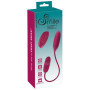 Ovetto vaginale vibrante doppio RC Shaking & Vibrating Love Egg Duo