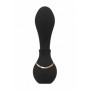 Vibratore vaginale per punto G in silicone con succhia clitoride Mythical Black