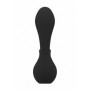 Vibratore vaginale per punto G in silicone con succhia clitoride Mythical Black