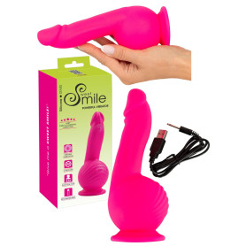 Vibratore in silicone realistico con ventosa vaginale anale Powerful Vibrator