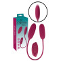 Ovetto vaginale vibrante doppio RC Shaking & Vibrating Love Egg Duo