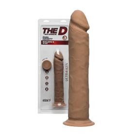 Dildo realistico maxi con ventosa vaginale anale Realistic D 25 cm caramel