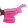 Vibratore vaginale da dito piccolo mini dildo rabbit vibrante per clitoride rosa