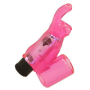 Vibratore vaginale da dito piccolo mini dildo rabbit vibrante per clitoride rosa