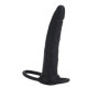 Dildo indossabile in silicone realistico vaginale anale Dual Penetrator