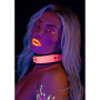 Collare con guinzaglio bondage Collar and Chain Leash glow in the dark