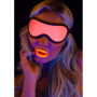 Maschera occhi bondage sexy mask Blindfold glow in the dark