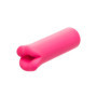 Vibratore vaginale clitordire piccolo bocca realistica in silicone Kyst Lips fucsia