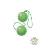 Palline vaginali BIO per massaggio pavimento pelvico Sphere Balls green