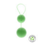 Palline vaginali BIO per massaggio pavimento pelvico Sphere Balls green