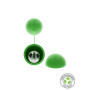 Palline vaginali BIO per massaggio pavimento pelvico Sphere Balls green