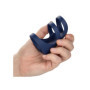 Anello fallico vibrante triplo in silicone Rechargeable Triple Cock Cage