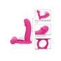 Vibratore anale indossabile con anello fallico vibrante in silicone Double Diver