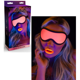 Maschera occhi bondage sexy mask Blindfold glow in the dark