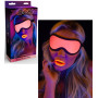 Maschera occhi bondage sexy mask Blindfold glow in the dark