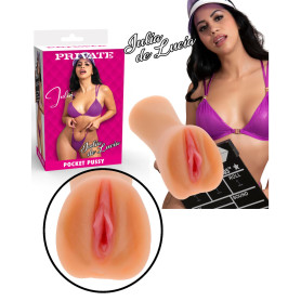 Masturbatore maschile vagina finta realistica per pene Julia De Lucia Pocket Pussy