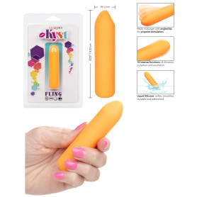 Vibratore piccolo classico bullet vibrante vaginale clitoride in silicone  Kyst Fling orange