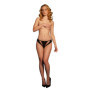 Mutanda donna intimo aperto sexy slip nero trasparente ragazza Milou