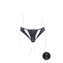 Mutanda donna intimo aperto sexy slip nero trasparente ragazza Milou