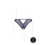 Mutanda donna intimo aperto sexy slip nero trasparente ragazza Milou