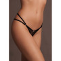 Perizoma intimo donna a vita bassa sexy slip mutanda G string tanga Ella