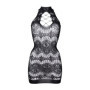 Mini abito donna sexy vestitino corto Criss Cross Neck Mini Dress