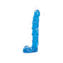 Dildo anale morbido fallo Slimline 18 cm Cobalt Blue