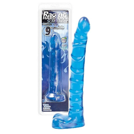 Fallo anale maxi dildo Slimline 22 cm Cobalt Blue