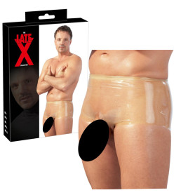 Boxer in lattice bondage con guaina preservativo per pene Pants