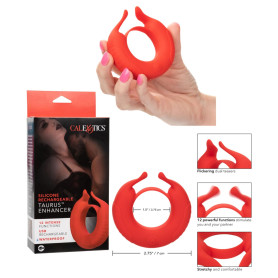 Anello fallico vibrante ritardante in silicone Taurus Enhancer