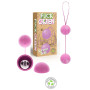 Palline vaginali BIO per massaggio pavimento pelvico Sphere Balls pink