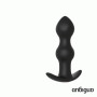 Plug anale vibrante in silicone morbido dilatatore mini vibratore dildo a sfere