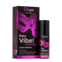 Lubrificante stimolante gel intimo vaginale crema anale Sexy Vibe a base acqua