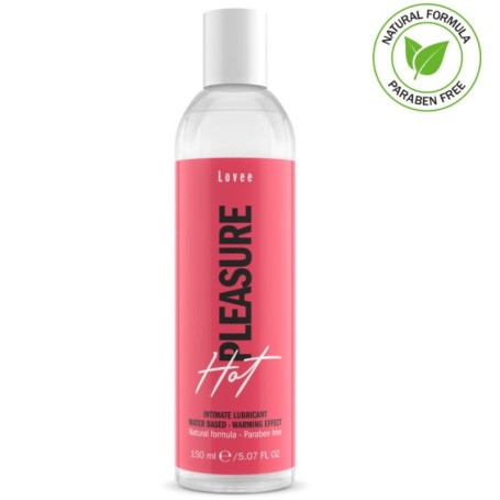 Lubrificante intimo stimolante vaginale anale LOVEE HOT PLEASURE 150 ml