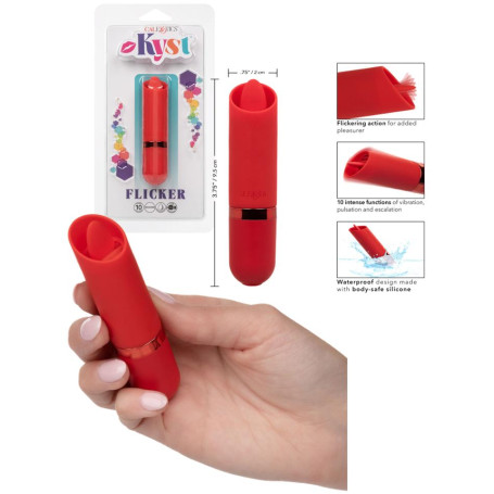 Vibratore bullet lingua vibrante vaginale anale clitoride Kyst Flicker