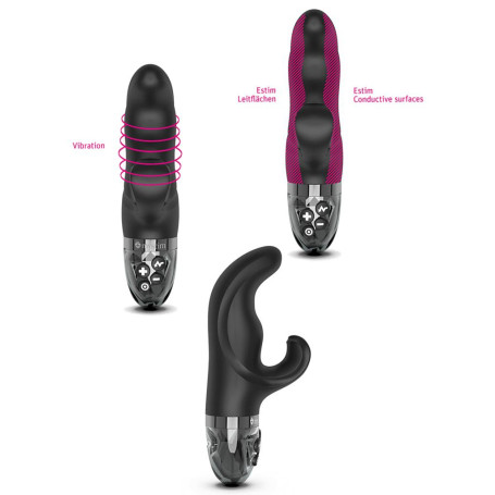 Vibratore rabbit vaginale clitoride in silicone Hop Hop Bob Estim Vibrator