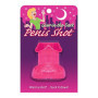 Bicchiere divertente Glow in the Dark Penis Shot Pink