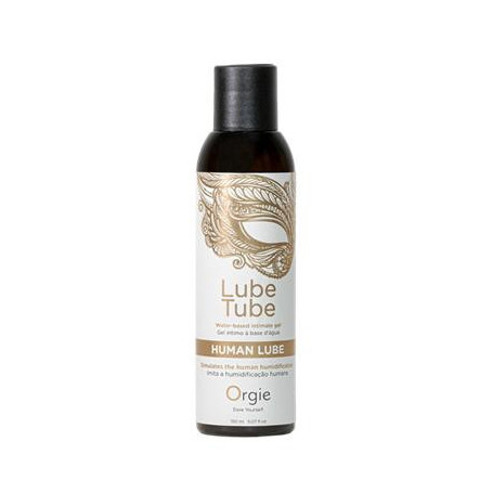 Lubrificante intimo a base acqua vaginale anale LUBE TUBE HUMAN LUBE