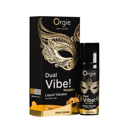 Gel stimolante clitoride DUAL VIBE! PINÃ COLADA