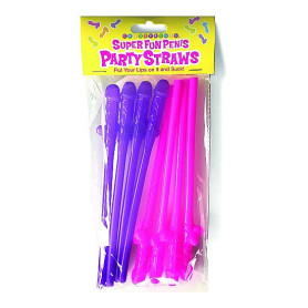 cannucce divertenti per feste Super Fun Penis Party Straws