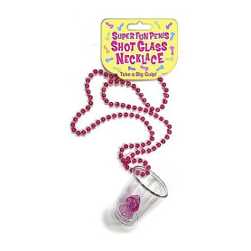 Bicchierino divertente con collana Super Fun Penis Shot Glass Necklace