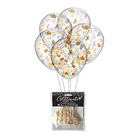 Palloncini divertenti per feste Glitterati Boobie Confetti Balloons