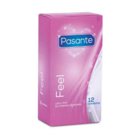 Preservativi lubrificati pasante feel sensitive 12 pz