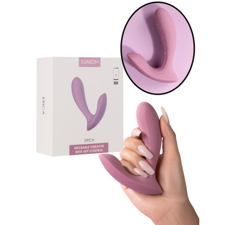 Vibratore vaginale in silicone per slip Erica