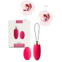 Ovetto vaginale vibrante in silicone Elva Fucsia