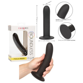 Dildo in silicone con ventosa vaginale anale Boundless 7/17.75cm Smooth