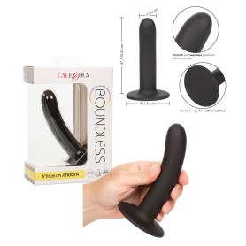 Dildo vaginale anale con ventosa in silicone Boundless 6/15.25cm Smooth