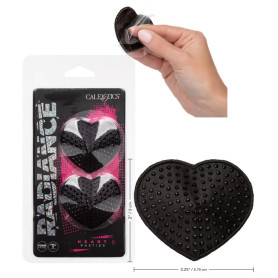 Copri capezzoli a cuore con brillantini Heart Gem Pasties